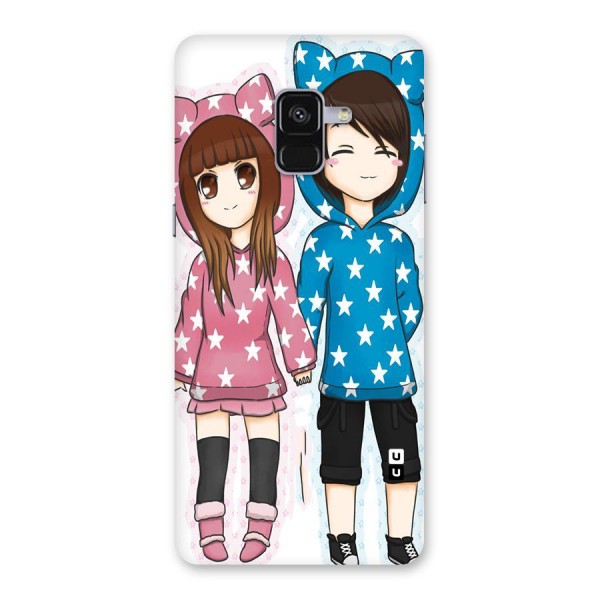 Couple In Stars Back Case for Galaxy A8 Plus