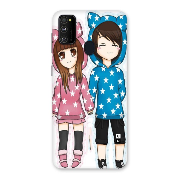 Couple In Stars Back Case for Galaxy M21