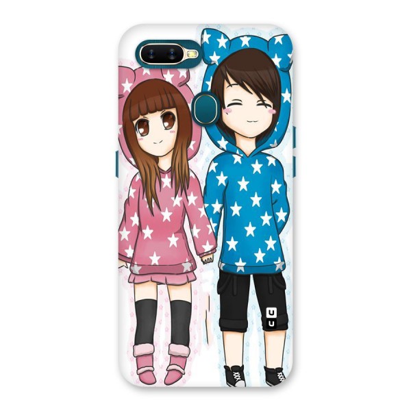 Couple In Stars Back Case for Oppo A7