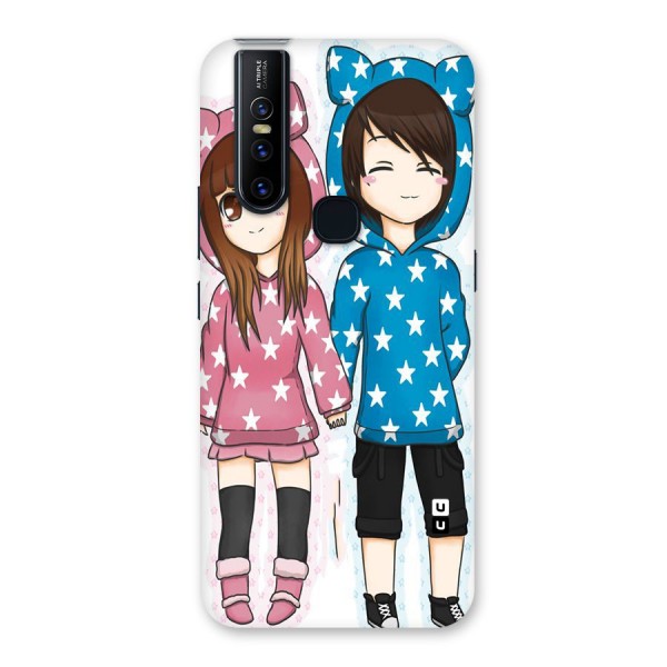 Couple In Stars Back Case for Vivo V15