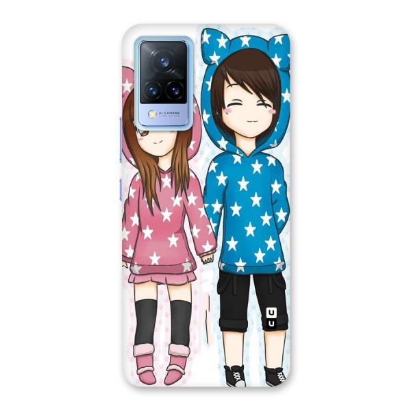 Couple In Stars Back Case for Vivo V21 5G