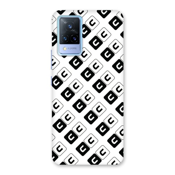 CoversCart Diagonal Banner Back Case for Vivo V21 5G