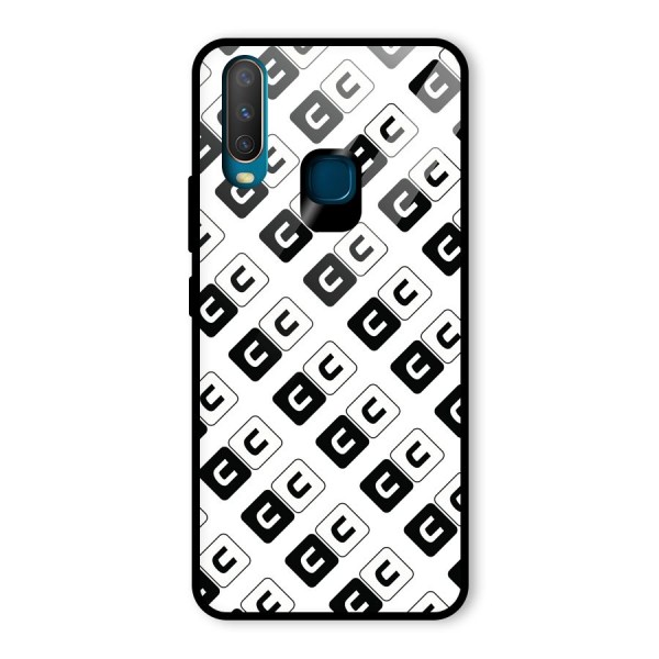 CoversCart Diagonal Banner Glass Back Case for Vivo Y15