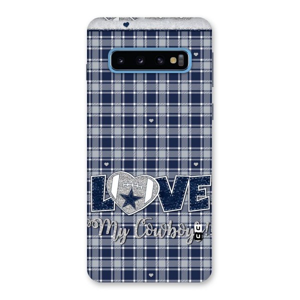 Cowboy Love Back Case for Galaxy S10