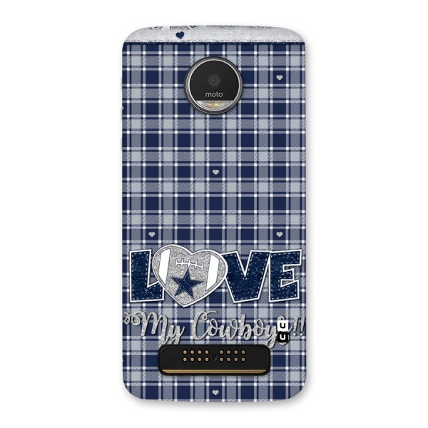 Cowboy Love Back Case for Moto Z Play