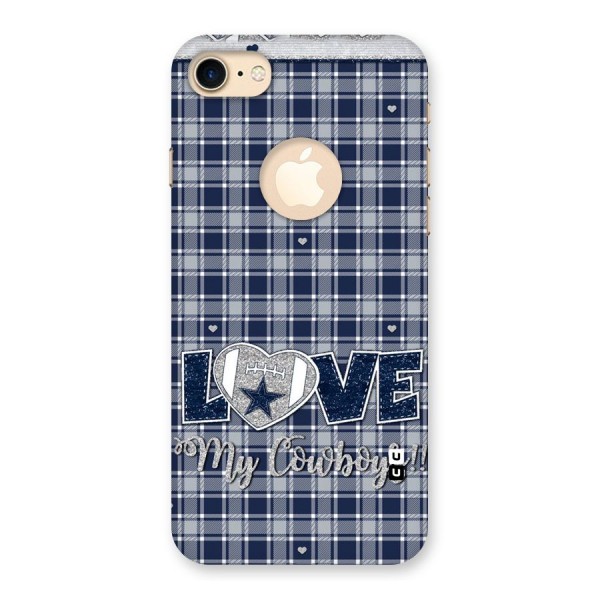 Cowboy Love Back Case for iPhone 8 Logo Cut