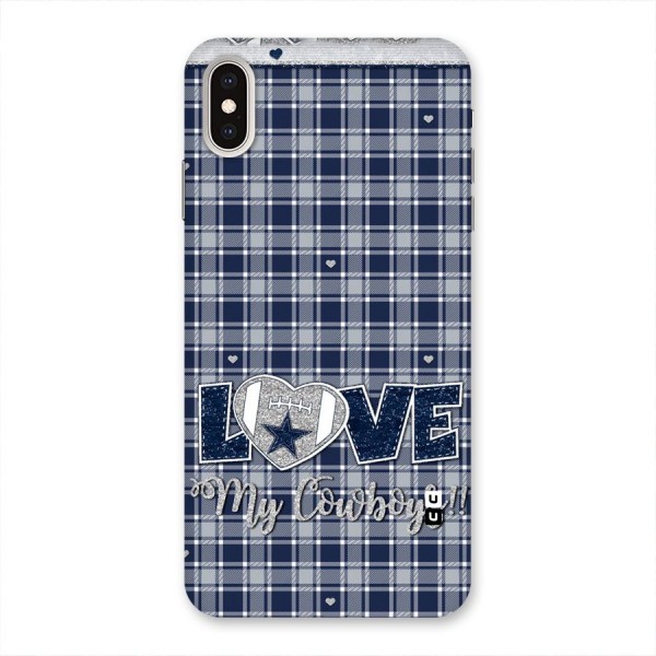 Cowboy Love Back Case for iPhone XS Max