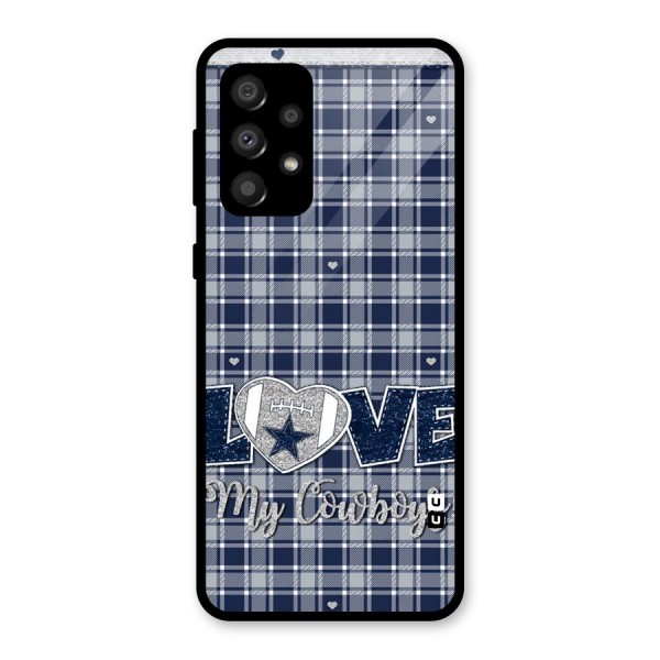 Cowboy Love Glass Back Case for Galaxy A32