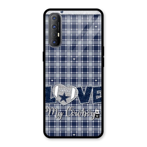 Cowboy Love Glass Back Case for Oppo Reno3 Pro