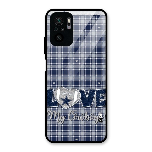 Cowboy Love Glass Back Case for Redmi Note 10