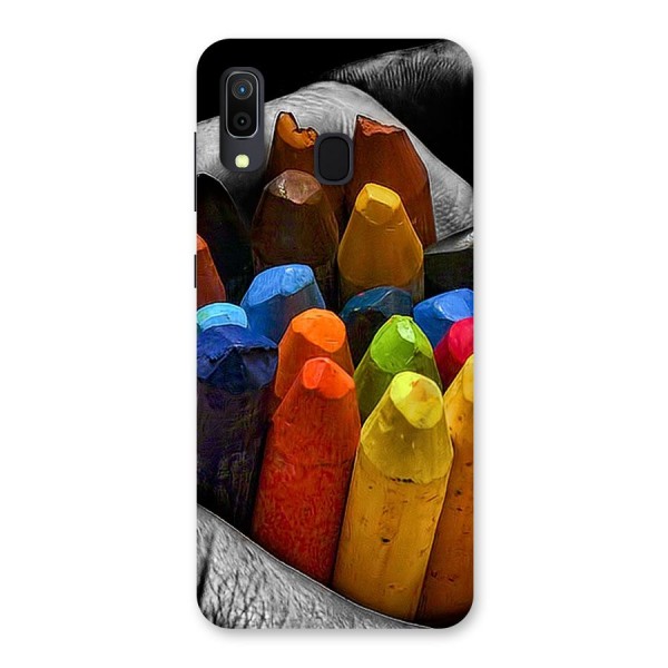 Crayons Beautiful Back Case for Galaxy A20