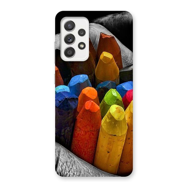 Crayons Beautiful Back Case for Galaxy A52