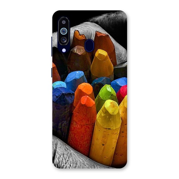 Crayons Beautiful Back Case for Galaxy A60