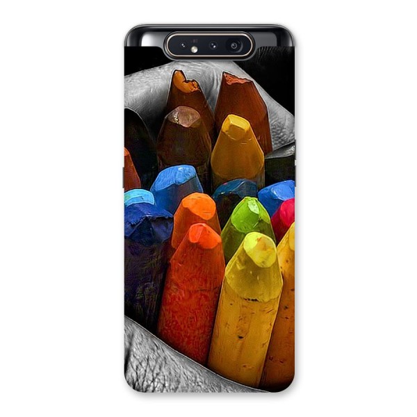 Crayons Beautiful Back Case for Galaxy A80