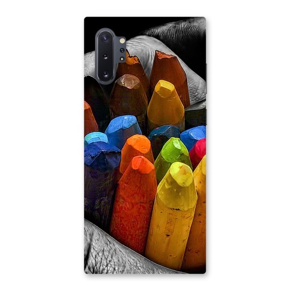 Crayons Beautiful Back Case for Galaxy Note 10 Plus