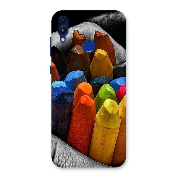 Crayons Beautiful Back Case for Honor 8C