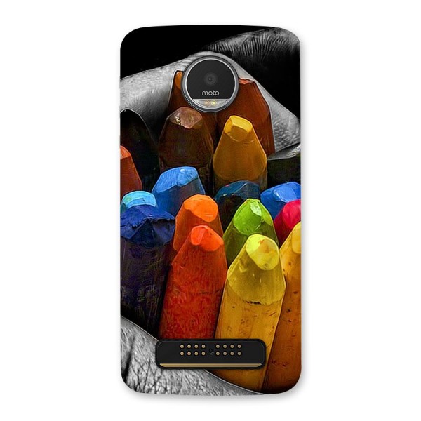 Crayons Beautiful Back Case for Moto Z Play