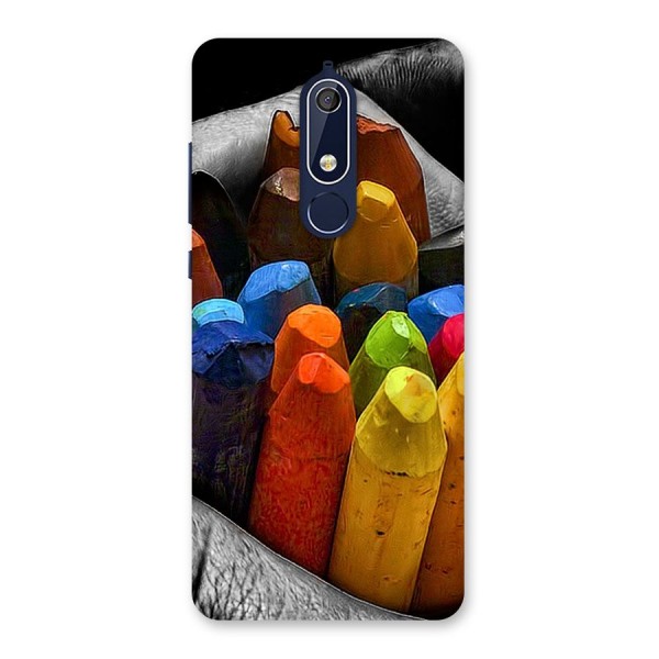 Crayons Beautiful Back Case for Nokia 5.1