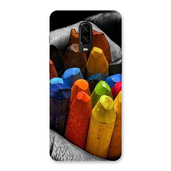 Crayons Beautiful Back Case for OnePlus 6T