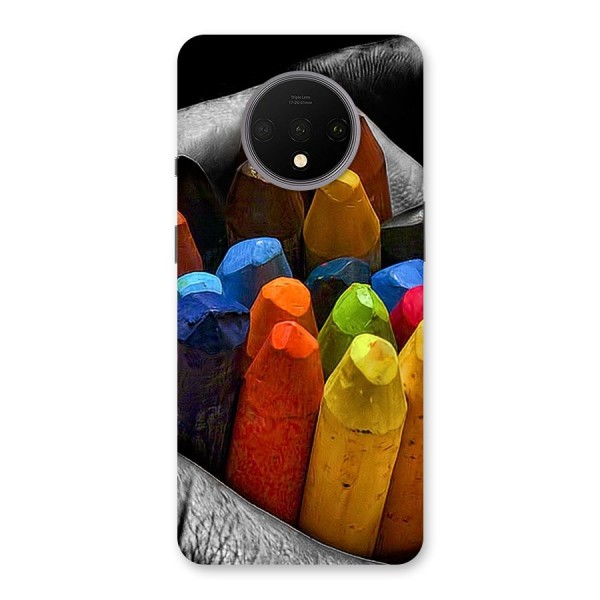 Crayons Beautiful Back Case for OnePlus 7T