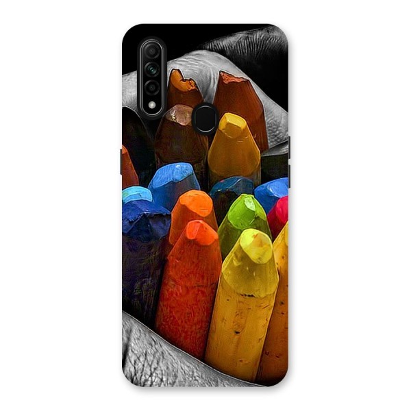 Crayons Beautiful Back Case for Oppo A31