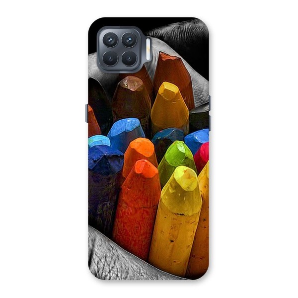 Crayons Beautiful Back Case for Oppo F17 Pro