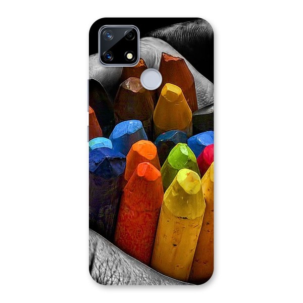 Crayons Beautiful Back Case for Realme Narzo 20