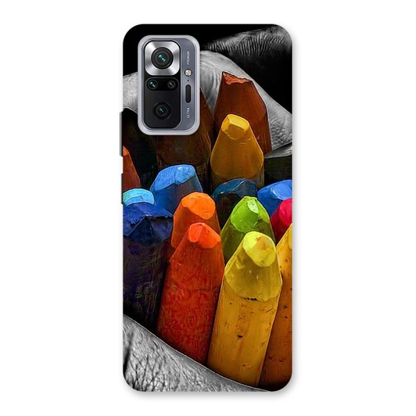 Crayons Beautiful Back Case for Redmi Note 10 Pro
