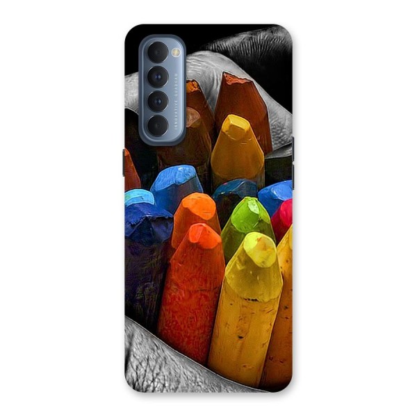 Crayons Beautiful Back Case for Reno4 Pro