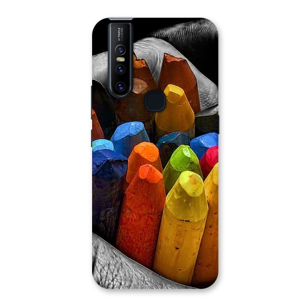 Crayons Beautiful Back Case for Vivo V15