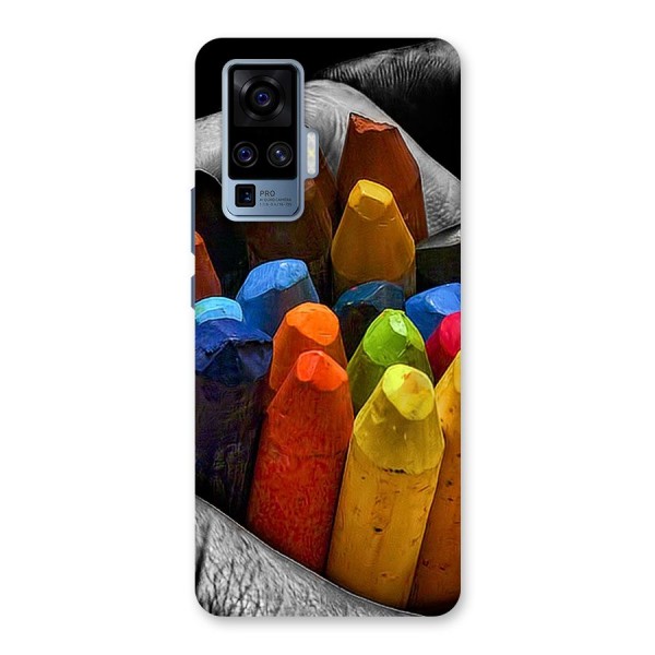 Crayons Beautiful Back Case for Vivo X50 Pro