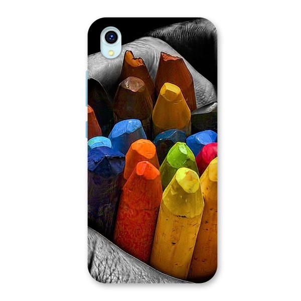 Crayons Beautiful Back Case for Vivo Y1s