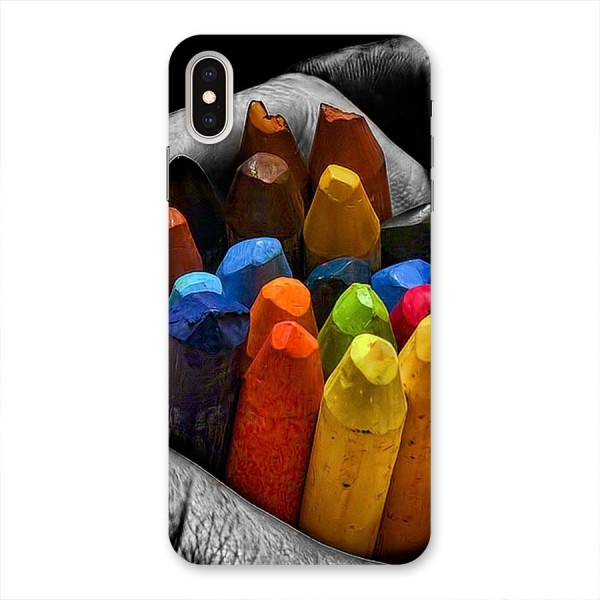 Crayons Beautiful Back Case for iPhone XS Max