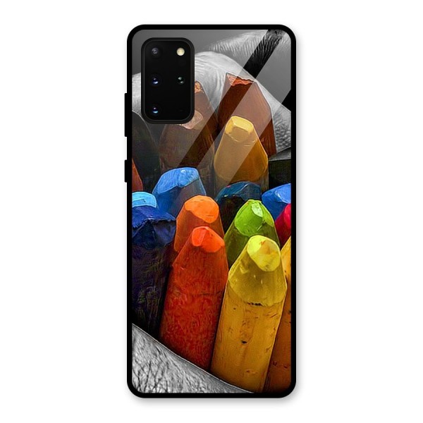 Crayons Beautiful Glass Back Case for Galaxy S20 Plus