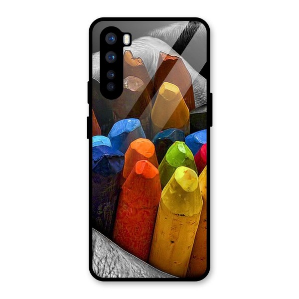 Crayons Beautiful Glass Back Case for OnePlus Nord