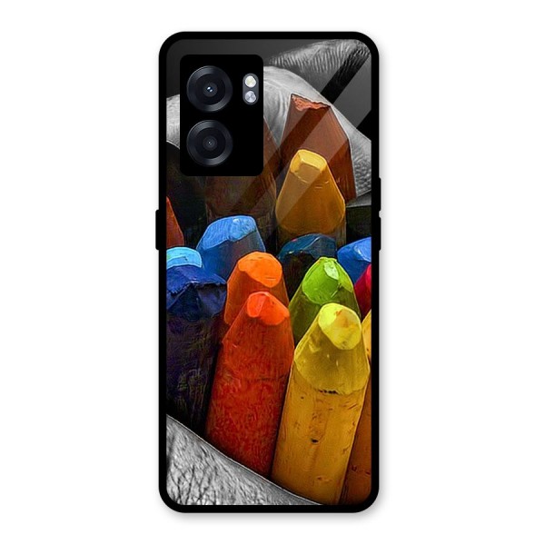 Crayons Beautiful Glass Back Case for Oppo K10 (5G)