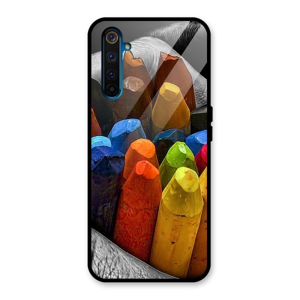 Crayons Beautiful Glass Back Case for Realme 6 Pro