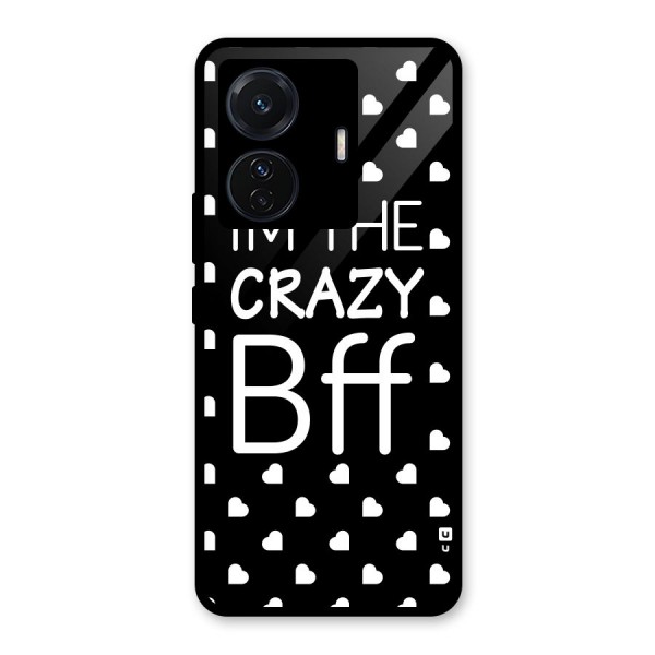 Crazy Bff Glass Back Case for Vivo T1 Pro