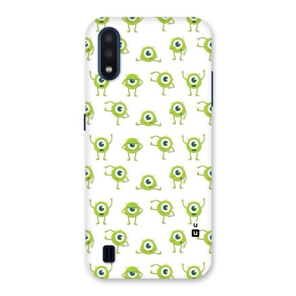 Crazy Green Maniac Back Case for Galaxy M01