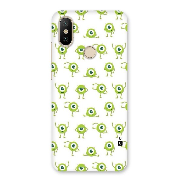 Crazy Green Maniac Back Case for Mi A2