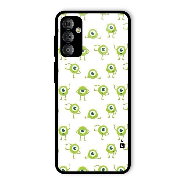 Crazy Green Maniac Glass Back Case for Galaxy F23