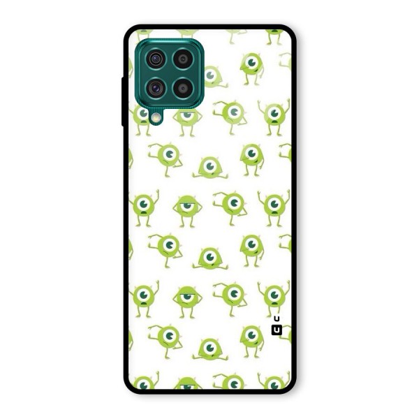 Crazy Green Maniac Glass Back Case for Galaxy F62