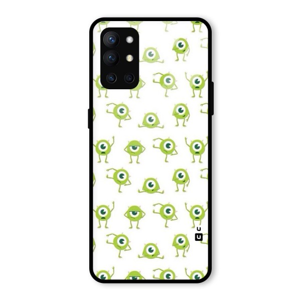 Crazy Green Maniac Glass Back Case for OnePlus 9R