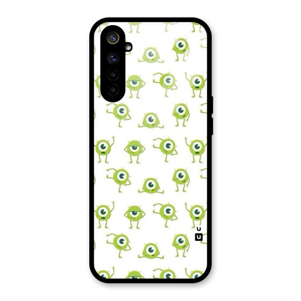 Crazy Green Maniac Glass Back Case for Realme 6