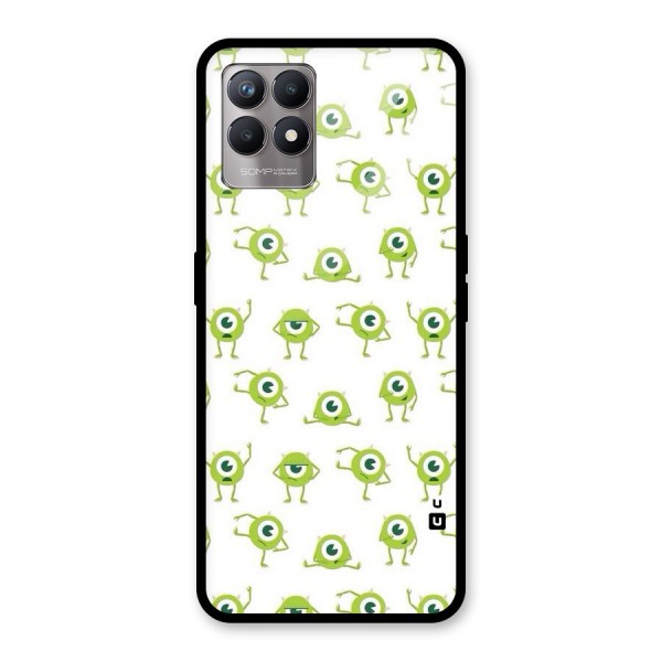 Crazy Green Maniac Glass Back Case for Realme 8i