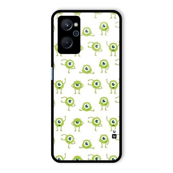 Crazy Green Maniac Glass Back Case for Realme 9i