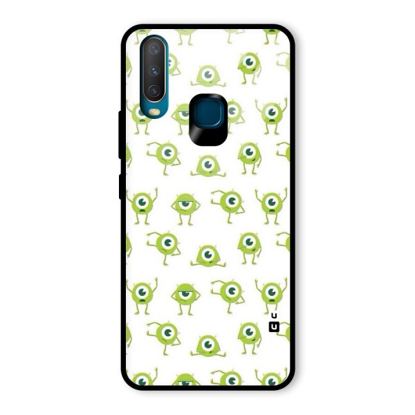 Crazy Green Maniac Glass Back Case for Vivo Y12