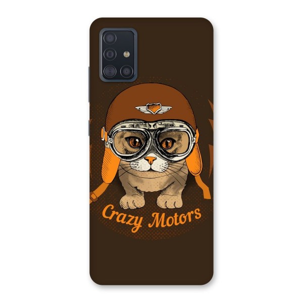 Crazy cat Back Case for Galaxy A51