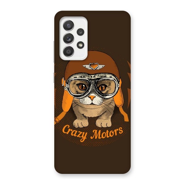 Crazy cat Back Case for Galaxy A52