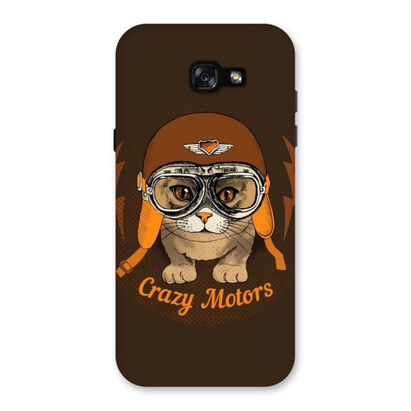 Crazy cat Back Case for Galaxy A7 (2017)